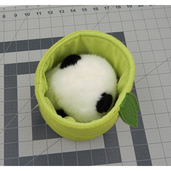 Aurora Panda Bear Hand Puppet Bamboo Tree Plush Pop-up Stuffed Animal Wildlife - Picture 5 of 11